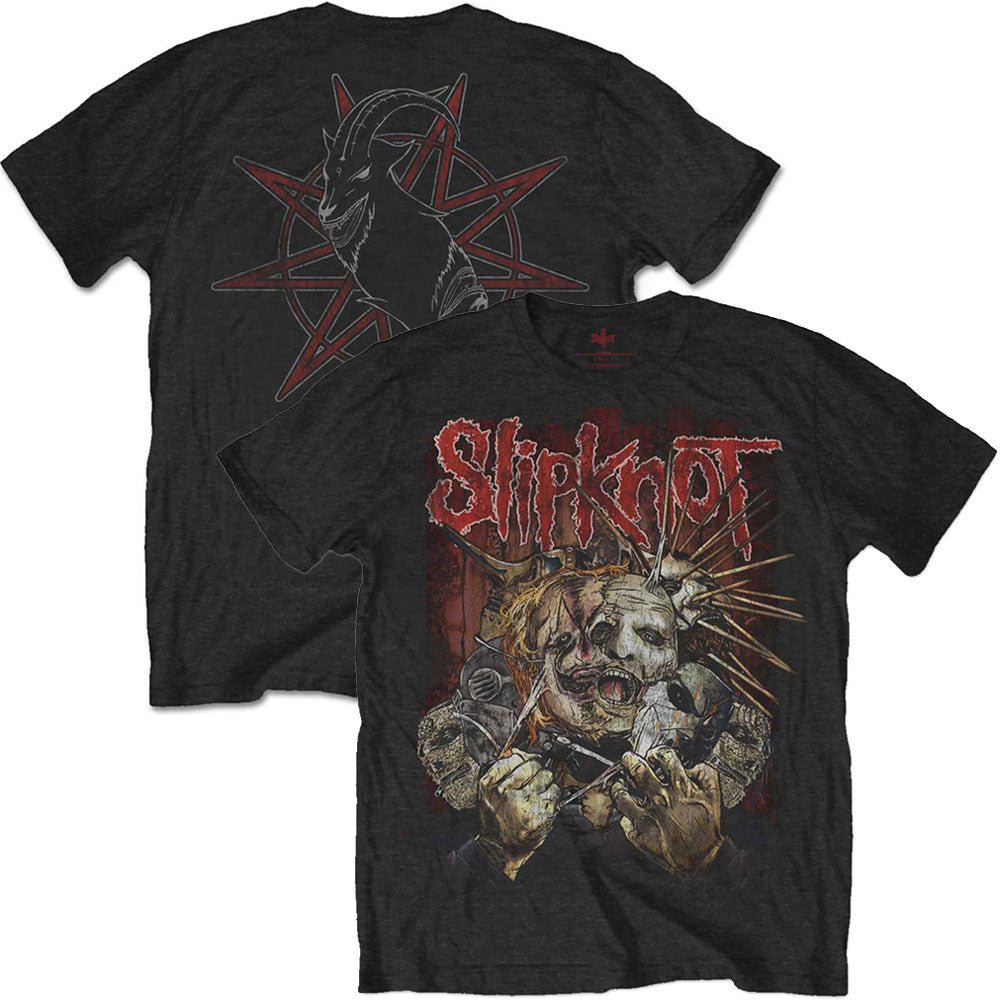 SLIPKNOT スリップノット (結成 30周年 ) - Torn Apart / バックプリントあり / Tシャツ / メンズ - PGS